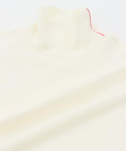 NEONSIGN(ネオンサイン)の「NEONSIGN ネオンサイン / Bulky smooth turtleneck sweat バルキースムース タートルネックスウェット / N1603(ニット/セーター・メンズ・ブラック/オフホワイト・46/48)」の7枚目の写真