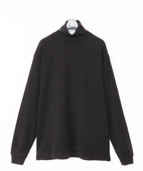 NEONSIGN(ネオンサイン)の「NEONSIGN ネオンサイン / Bulky smooth turtleneck sweat バルキースムース タートルネックスウェット / N1603(ニット/セーター・メンズ・ブラック/オフホワイト・46/48)」の8枚目の写真