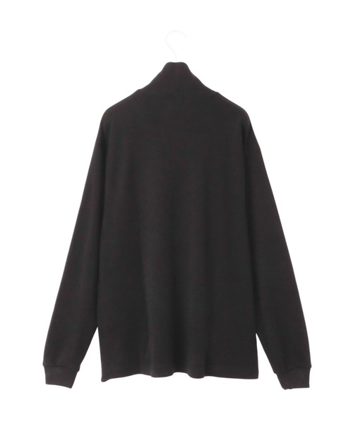 NEONSIGN(ネオンサイン)の「NEONSIGN ネオンサイン / Bulky smooth turtleneck sweat バルキースムース タートルネックスウェット / N1603(ニット/セーター・メンズ・ブラック/オフホワイト・46/48)」の9枚目の写真