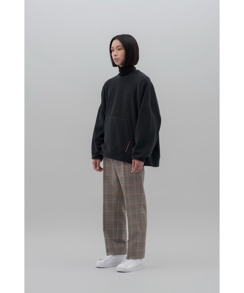 NEONSIGN(ネオンサイン)の「NEONSIGN ネオンサイン / Bulky smooth turtleneck sweat バルキースムース タートルネックスウェット / N1603(ニット/セーター・メンズ・ブラック/オフホワイト・46/48)」の18枚目の写真