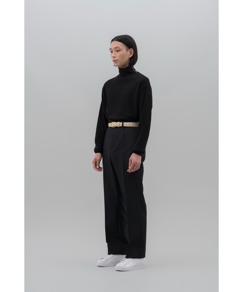 NEONSIGN(ネオンサイン)の「NEONSIGN ネオンサイン / Bulky smooth turtleneck sweat バルキースムース タートルネックスウェット / N1603(ニット/セーター・メンズ・ブラック/オフホワイト・46/48)」の19枚目の写真