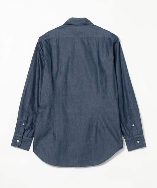 B:MING by BEAMS(ビーミングバイビームス)の「B:MING by BEAMS / デニムライク カッタウエイカラー シャツ(シャツ/ブラウス・メンズ・インディゴブルー/ブルー系その他4・SMALL/MEDIUM/LARGE/X-LARGE)」の22枚目の写真