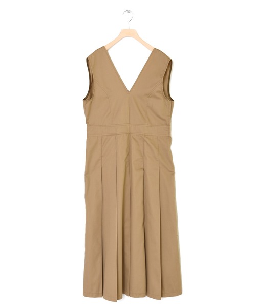 w closet（ダブルクローゼット）の「【2WAY】チノプリーツジャンパースカート（ジャンパースカート・レディース・ベージュ/ダークネイビー・FREE）」の11枚目の写真