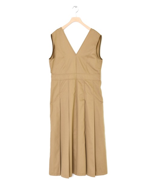 w closet（ダブルクローゼット）の「【2WAY】チノプリーツジャンパースカート（ジャンパースカート・レディース・ベージュ/ダークネイビー・FREE）」の14枚目の写真