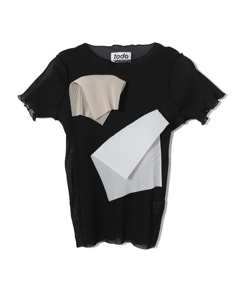 kotohayokozawa SHORT SLEEVE TOP TD22S-P03