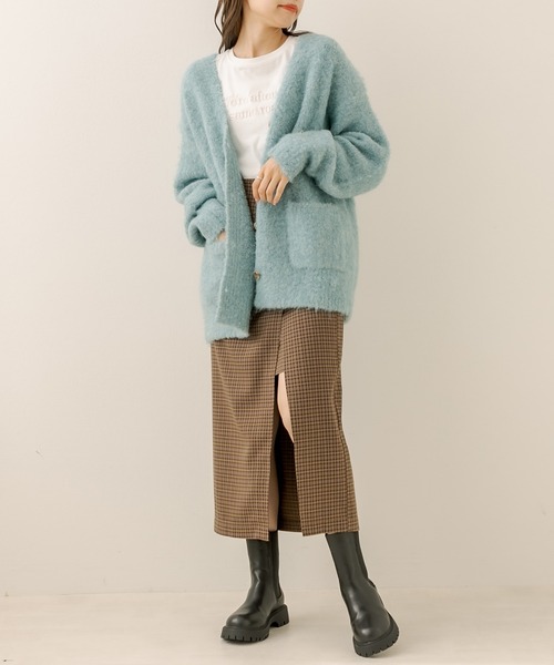 OLIVE des OLIVE(オリーブデオリーブ)の「タンク底サイドゴアブーツ(ブーツ・レディース・ブラック/ダークブラウン・SMALL/MEDIUM/LARGE)」の14枚目の写真