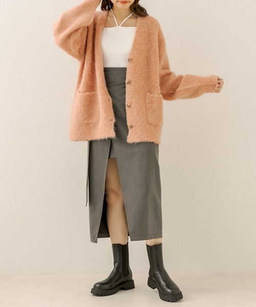 OLIVE des OLIVE(オリーブデオリーブ)の「タンク底サイドゴアブーツ(ブーツ・レディース・ブラック/ダークブラウン・SMALL/MEDIUM/LARGE)」の15枚目の写真