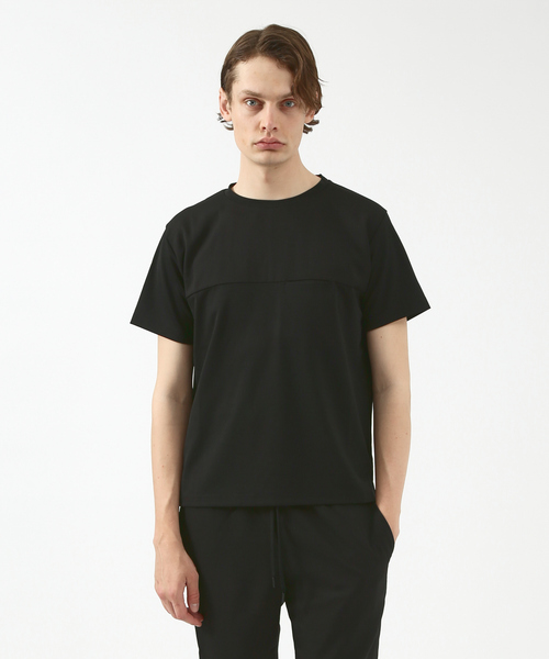 5351 POUR LES HOMMES(ゴーサンゴーイチプールオム)の「【BLANC】【セットアップ対応】ポリツイルポケットTシャツ(Tシャツ/カットソー・メンズ・ブラック/チャコールグレー/グレー・46/48)」の2枚目の写真