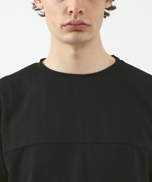 5351 POUR LES HOMMES(ゴーサンゴーイチプールオム)の「【BLANC】【セットアップ対応】ポリツイルポケットTシャツ(Tシャツ/カットソー・メンズ・ブラック/チャコールグレー/グレー・46/48)」の8枚目の写真