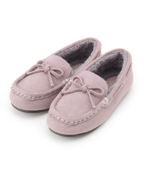 SHOO・LA・RUE（シューラルー）の「【撥水】スエード調モカシンシューズ（その他シューズ・キッズ・ブラック/ベビーピンク/ブラウン系・90/80/70）」の3枚目の写真