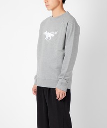 MAISON KITSUNE FOX STAMP LOGO CREW SWEAT メゾン キツネ フォックス スタンプ クルー スウェット