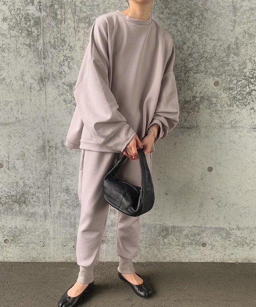 select MOCA by son（セレクトモカバイソン）の「オーバーリラックスプルオーバー（スウェット・レディース・グレー/アイボリー/ブラック・FREE）」の15枚目の写真