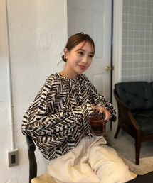 rienda - y/m 村岡美里　ロングブラウス rienda - y/m 村岡美里 ロングブラウスの通販 by Shino's shop
