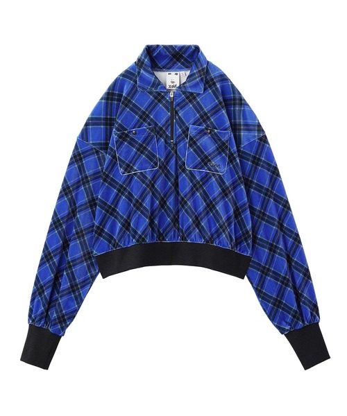 ✨完売品　X-girl PLAID ANORAK X-girl（エックスガール）の「TARTAN PLAID ANORAK SHIRT