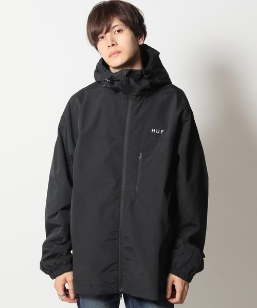HUF/ハフ ESSENTIALS ZIP STANDARD SHELL ナイロン ジップアップ 