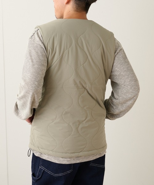 Franklin Climbing(フランクリンクライミング)の「【Franklin Climbing】フレキシブルベスト(ダウンベスト・メンズ・ブラック/グリーン・XL/M/L)」の4枚目の写真