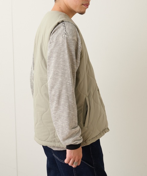 Franklin Climbing(フランクリンクライミング)の「【Franklin Climbing】フレキシブルベスト(ダウンベスト・メンズ・ブラック/グリーン・XL/M/L)」の5枚目の写真