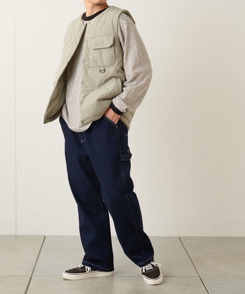 Franklin Climbing(フランクリンクライミング)の「【Franklin Climbing】フレキシブルベスト(ダウンベスト・メンズ・ブラック/グリーン・XL/M/L)」の7枚目の写真