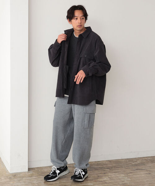 【魚釣り。】BEAMS DESIGN フリースジャケット　スウェットパンツ 魚釣り。】BEAMS DESIGN フリースジャケット スウェットパンツ 魚釣り