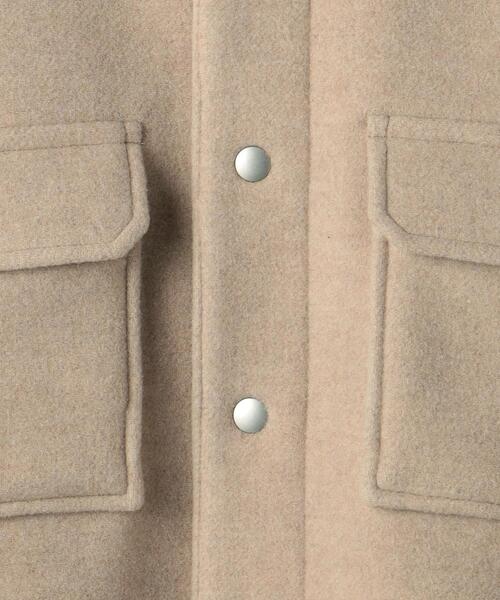 BEAUTY&YOUTH UNITED ARROWS（ビューティーアンドユースユナイテッドアローズ）の「ウールナイロン CPO ジャケット（ミリタリージャケット・レディース・ナチュラル/グレー・S/M）」の19枚目の写真