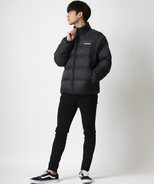 CONVERSE(コンバース)の「CONVERSE/コンバース FIBER DOWN JACKET/ファイバーダウンジャケット(ダウンジャケット/コート・メンズ・カーキ/イエロー/ブルー/ベージュ/ブラック・M/L/LL)」の21枚目の写真