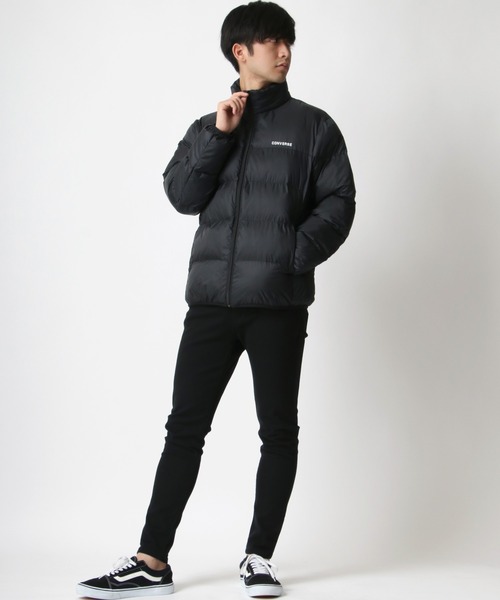 CONVERSE(コンバース)の「CONVERSE/コンバース FIBER DOWN JACKET/ファイバーダウンジャケット(ダウンジャケット/コート・メンズ・カーキ/イエロー/ブルー/ベージュ/ブラック・M/L/LL)」の20枚目の写真