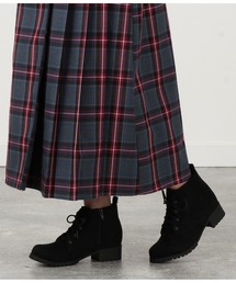 レースアップショートブーツ