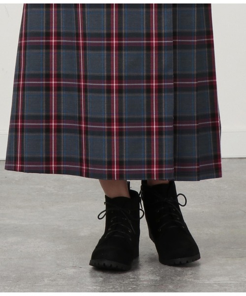 CHILLE（チル）の「レースアップショートブーツ（ブーツ・レディース・ブラック系その他/ブラック・S/M/L/LL）」の12枚目の写真