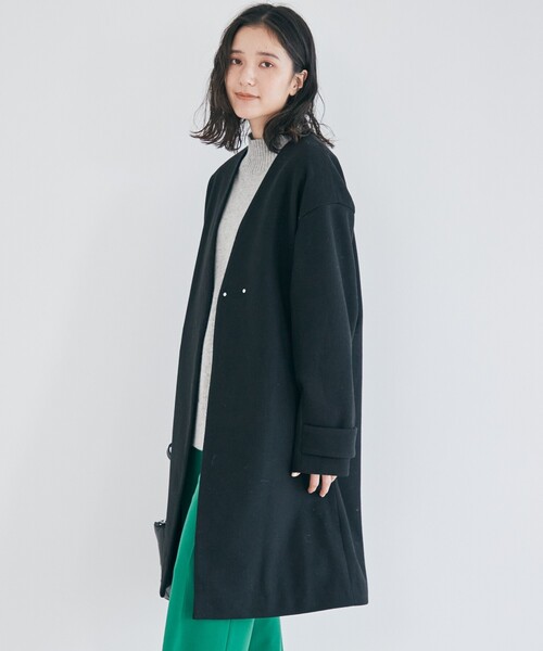 THE SHOP TK （ザ ショップ ティーケー ）の「◆【洗える/ウール混】ハイネックニット（ニット/セーター・レディース・オレンジ/ブラウン系その他/ライトブルー/ライトグレー・13/12）」の11枚目の写真