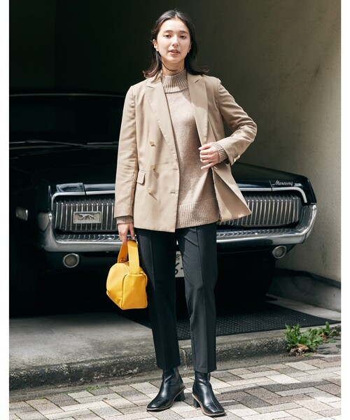 THE SHOP TK （ザ ショップ ティーケー ）の「◆【洗える/ウール混】ハイネックニット（ニット/セーター・レディース・オレンジ/ブラウン系その他/ライトブルー/ライトグレー・13/12）」の14枚目の写真