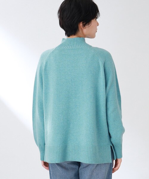 THE SHOP TK （ザ ショップ ティーケー ）の「◆【洗える/ウール混】ハイネックニット（ニット/セーター・レディース・オレンジ/ブラウン系その他/ライトブルー/ライトグレー・13/12）」の21枚目の写真