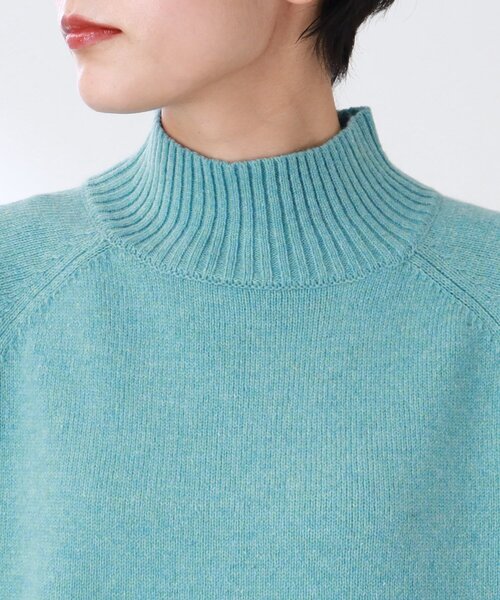 THE SHOP TK （ザ ショップ ティーケー ）の「◆【洗える/ウール混】ハイネックニット（ニット/セーター・レディース・オレンジ/ブラウン系その他/ライトブルー/ライトグレー・13/12）」の22枚目の写真