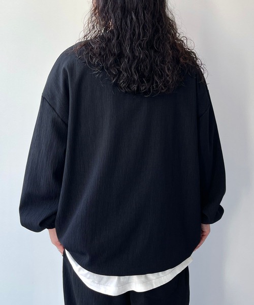 natto(ナット)の「【ユニセックスアイテム】premium slab pullover / プレミアムスラブプルオーバー(スウェット・メンズ・グレー/ネイビー/ブラック・FREE)」の22枚目の写真