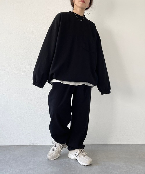 natto(ナット)の「【ユニセックスアイテム】premium slab pullover / プレミアムスラブプルオーバー(スウェット・メンズ・グレー/ネイビー/ブラック・FREE)」の21枚目の写真