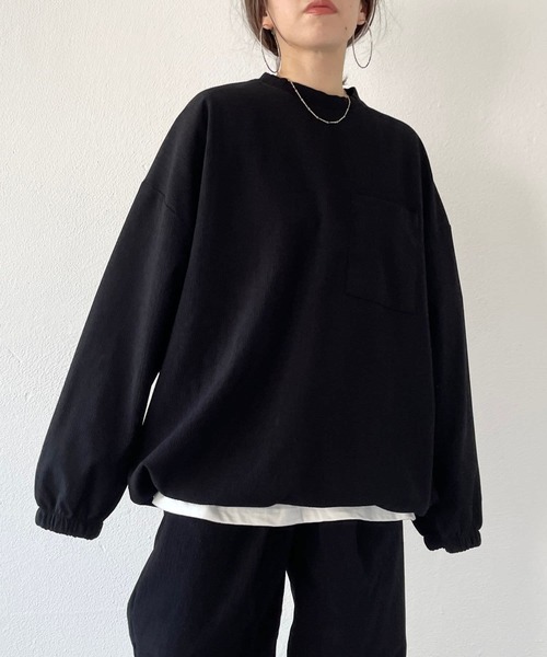 natto(ナット)の「【ユニセックスアイテム】premium slab pullover / プレミアムスラブプルオーバー(スウェット・メンズ・グレー/ネイビー/ブラック・FREE)」の20枚目の写真