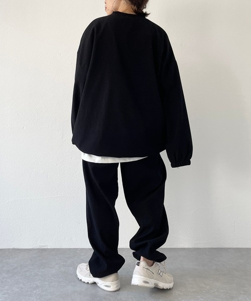 natto(ナット)の「【ユニセックスアイテム】premium slab pullover / プレミアムスラブプルオーバー(スウェット・メンズ・グレー/ネイビー/ブラック・FREE)」の17枚目の写真