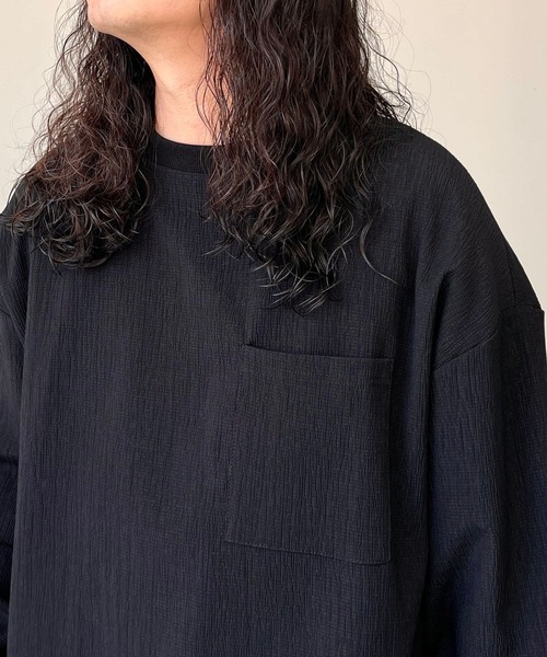 natto(ナット)の「【ユニセックスアイテム】premium slab pullover / プレミアムスラブプルオーバー(スウェット・メンズ・グレー/ネイビー/ブラック・FREE)」の15枚目の写真