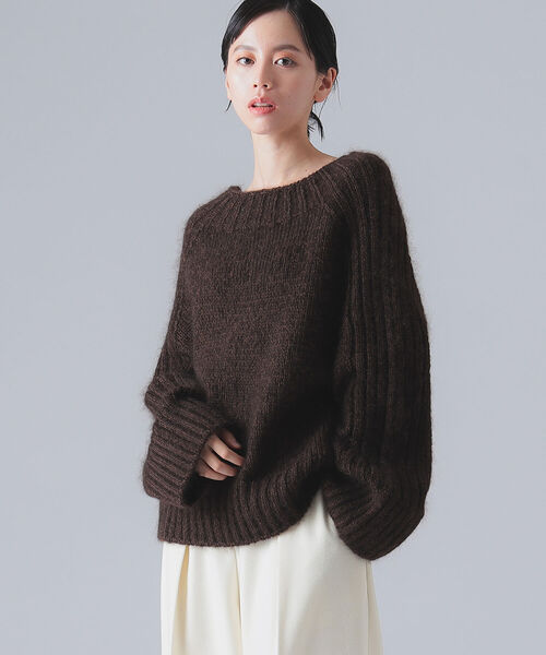 EFFE BEAMS カラーリリープルオーバーニット エッフェビームス EFFE BEAMS（エッフェビームス）の「EFFE BEAMS / カラーリリー