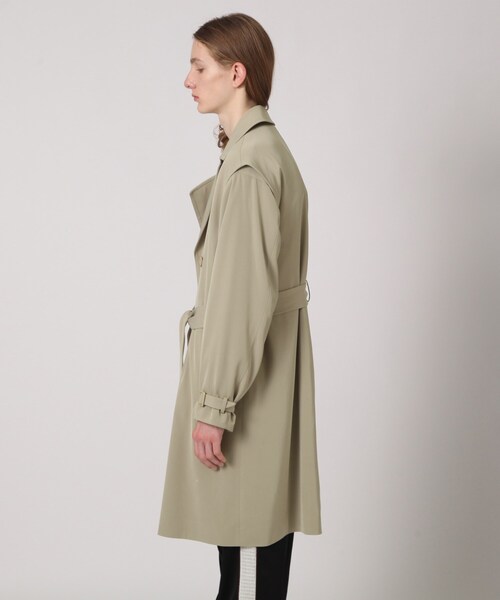 tk.TAKEO KIKUCHI（ティーケータケオキクチ）の「◆4WAYギミックレイヤートレンチコート（トレンチコート・メンズ・ブラック/ベージュ/ライトブルー・66/88）」の6枚目の写真