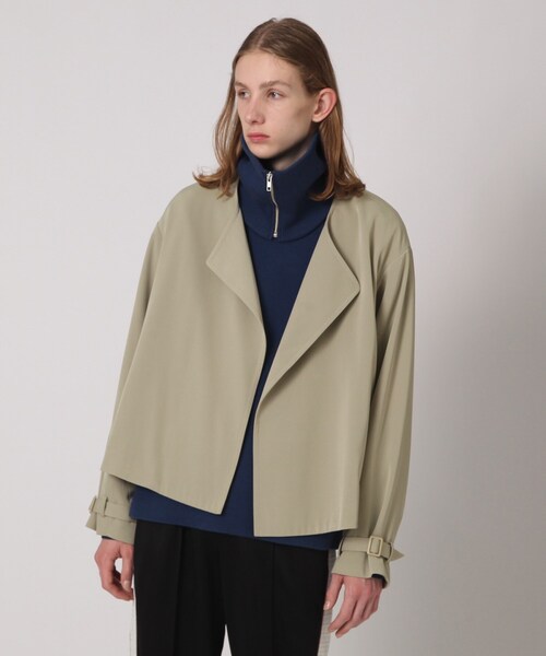 tk.TAKEO KIKUCHI（ティーケータケオキクチ）の「◆4WAYギミックレイヤートレンチコート（トレンチコート・メンズ・ブラック/ベージュ/ライトブルー・66/88）」の19枚目の写真