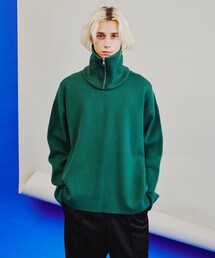 tk.TAKEO KIKUCHI | ネックウォーマーオーバーニット(ニット/セーター)