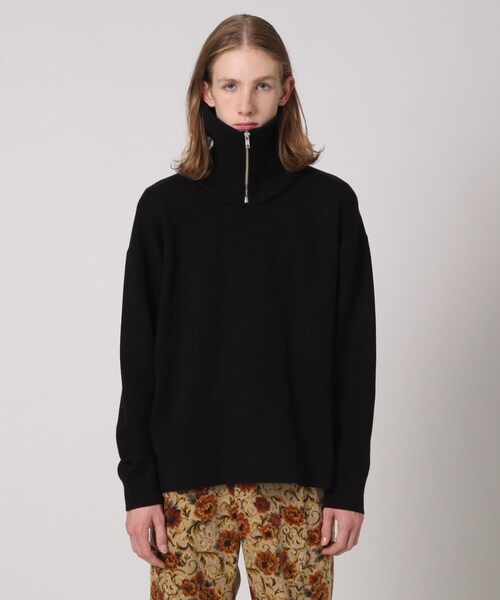 tk.TAKEO KIKUCHI（ティーケータケオキクチ）の「◆ネックウォーマーオーバーニット（ニット/セーター・メンズ・ブラック/ダークグリーン/ネイビー・03/02）」の5枚目の写真