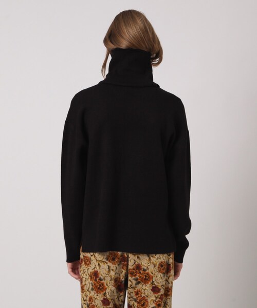 tk.TAKEO KIKUCHI（ティーケータケオキクチ）の「◆ネックウォーマーオーバーニット（ニット/セーター・メンズ・ブラック/ダークグリーン/ネイビー・03/02）」の7枚目の写真