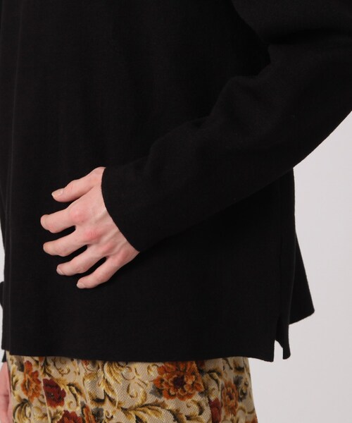 tk.TAKEO KIKUCHI（ティーケータケオキクチ）の「◆ネックウォーマーオーバーニット（ニット/セーター・メンズ・ブラック/ダークグリーン/ネイビー・03/02）」の9枚目の写真