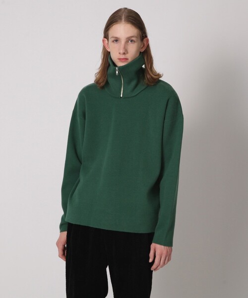 tk.TAKEO KIKUCHI（ティーケータケオキクチ）の「◆ネックウォーマーオーバーニット（ニット/セーター・メンズ・ブラック/ダークグリーン/ネイビー・03/02）」の11枚目の写真