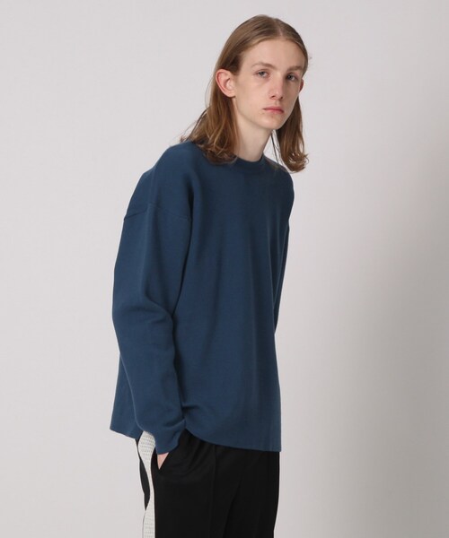 tk.TAKEO KIKUCHI（ティーケータケオキクチ）の「◆ネックウォーマーオーバーニット（ニット/セーター・メンズ・ブラック/ダークグリーン/ネイビー・03/02）」の16枚目の写真