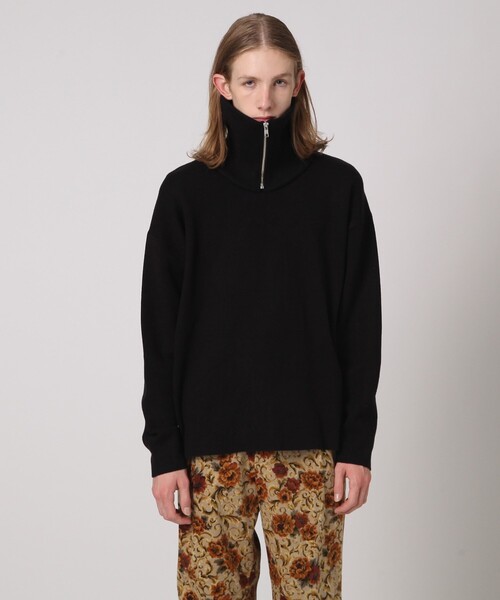 tk.TAKEO KIKUCHI（ティーケータケオキクチ）の「◆ネックウォーマーオーバーニット（ニット/セーター・メンズ・ブラック/ダークグリーン/ネイビー・03/02）」の19枚目の写真