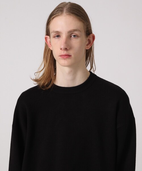 tk.TAKEO KIKUCHI（ティーケータケオキクチ）の「◆ネックウォーマーオーバーニット（ニット/セーター・メンズ・ブラック/ダークグリーン/ネイビー・03/02）」の20枚目の写真