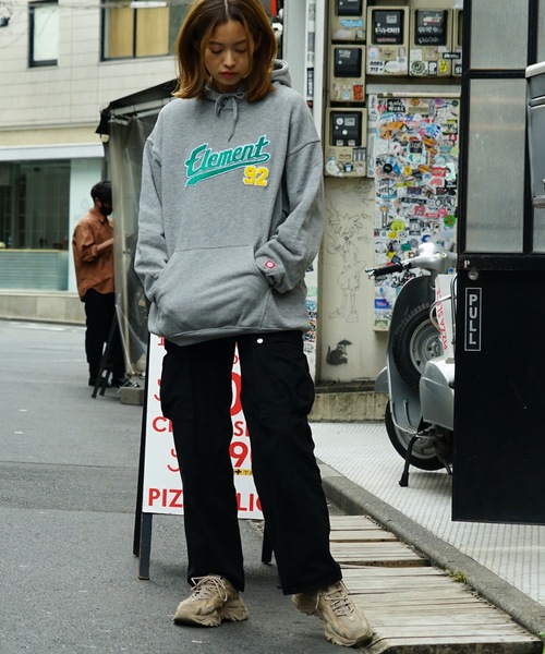 ELEMENT eden（エレメントエデン）の「ELEMENT レディース WMNS MOOKIE92 HOOD パーカー 【2022年秋冬モデル】/エレメントプルオーバパーカー（パーカー・レディース・ブラック/グレー/グリーン・MEDIUM/LARGE）」の22枚目の写真