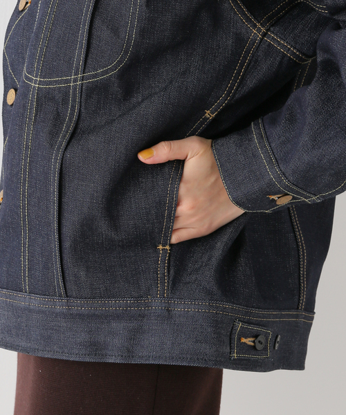 FRAMeWORK（フレームワーク）の「【LEE/リー】STORM RIDER ジャケット（デニムジャケット・レディース・ネイビー・FREE）」の10枚目の写真